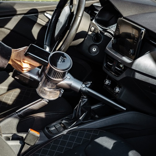 Пылесос ручной аккумуляторный Camry CR 7063 400 Вт черный Київ - зображення 8