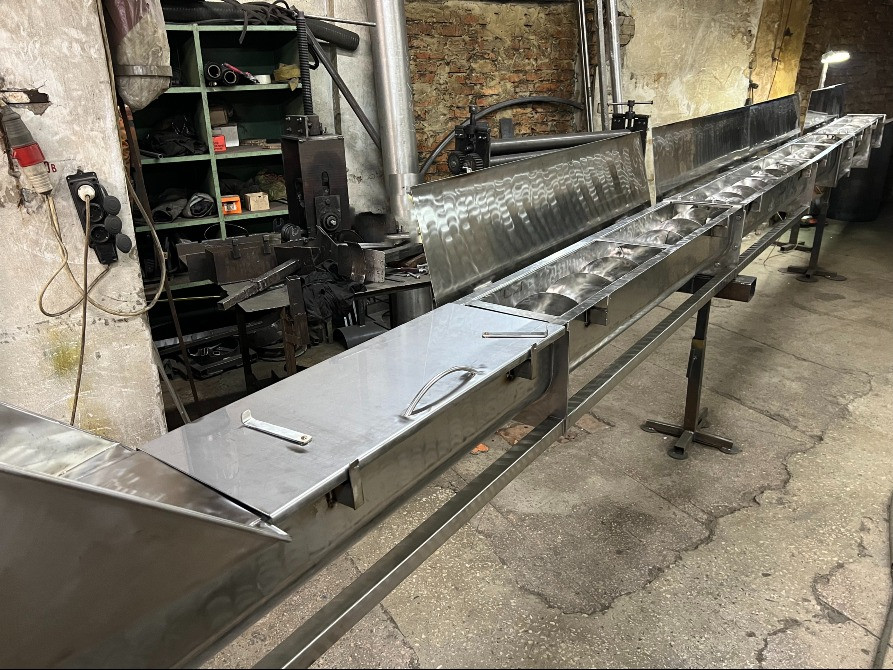 Изготовление шнековых винтовых конвейеров из нержавеющей стали под заказ Киев - изображение 6