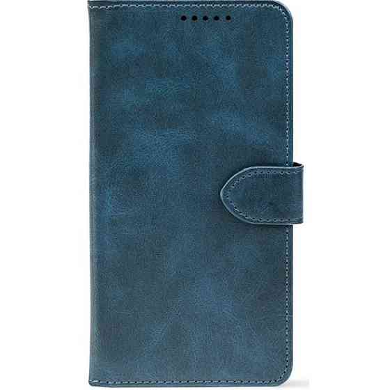 Чохол-книжка Crazy Horse Clasic для Xiaomi Redmi Note 15 Pro 4G Dark Blue (Front) Харків