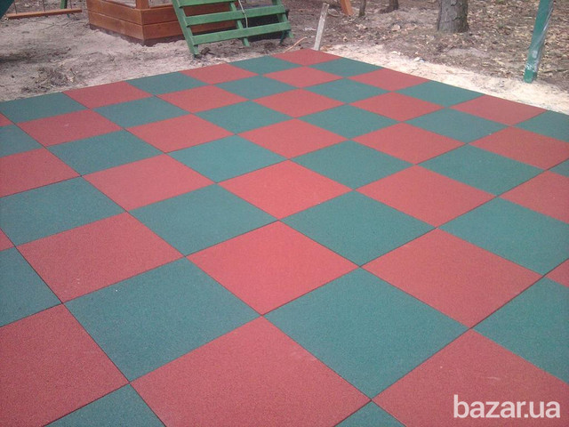 Резиновое напольное покрытие для детских площадок Київ - зображення 7