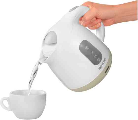 Электрочайник Sencor SWK 1103LM 1 л белый с песочным Киев