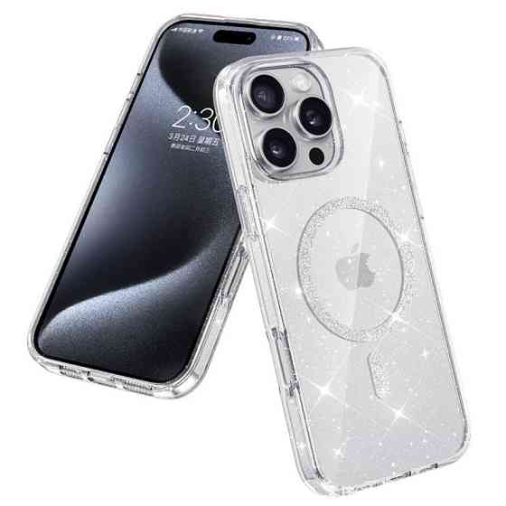 Чехол TPU Eclipse Sparkle Magnetic Fit для Apple iPhone 16 Pro (6.3") Херсон