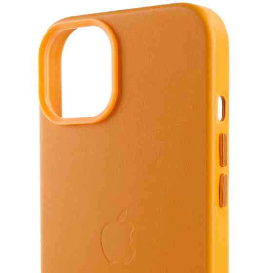 Кожаный чехол Leather Case (AA Plus) with Magnetic Fit для Apple iPhone 14 (6.1") Херсон
