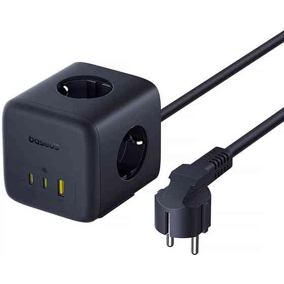 Удлинитель Baseus EnerFill FA11 PD67W+QC3.0 (1USB-A/2C/2Socket) (1.5m) (EFMF67) Херсон