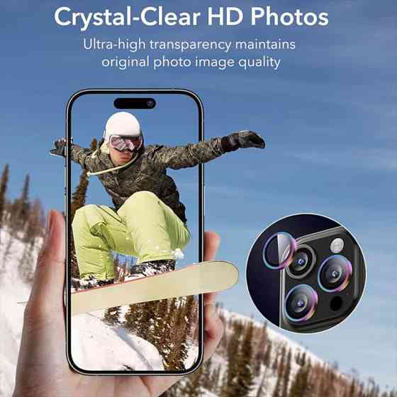 Уценка Защитное стекло Metal Classic на камеру (в упак.) для Apple iPhone 14 Pro (6.1")/14 Pro Max Херсон
