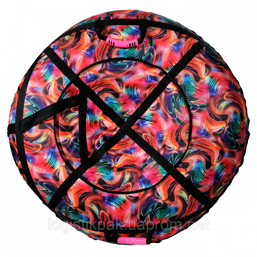 Тюбинг-санки Цветные волны|100см Оксфорд Харьков - изображение 2