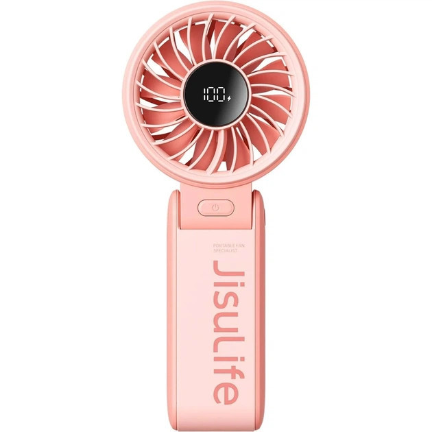 Вентилятор аккумуляторный Jisulife Handheld Fan Life7 Pink розовый Киев - изображение 1