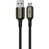 Кабель Proove Dense Metal USB to Micro 2.4A 1m Black (CCDM20001301) Харьков