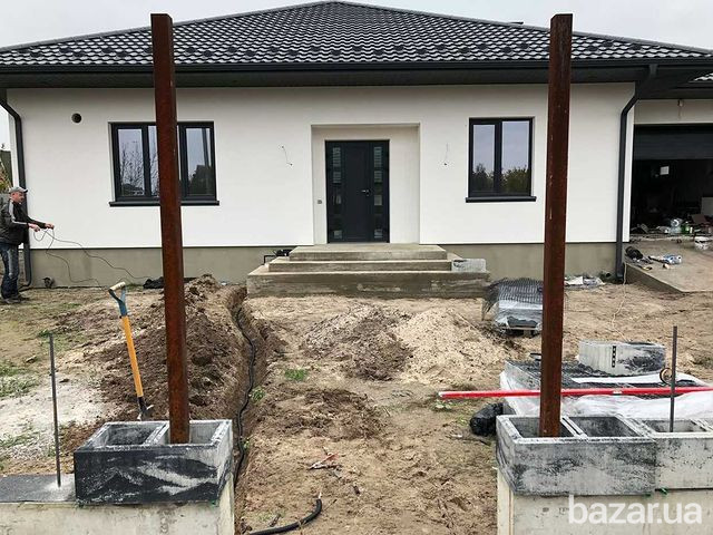 Сучасний паркан із блоків із парканом ранчо та парканом жалюзі від виробника НАША ХАТА Одесса - изображение 8