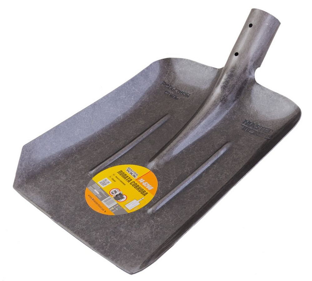 Лопата совковая MASTERTOOL 235 x 285 x 360 мм, лаковое покрытие 14-6266 Харьков - изображение 1