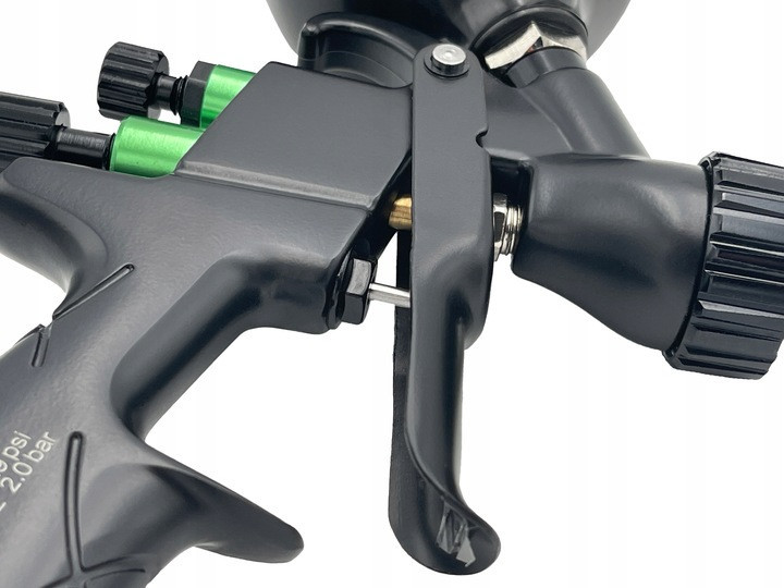 Пистолет красящий пневматический LVMP верх.пласт.бачок 250мл, форсунка-1,0мм AUARITA LION-B-LIGHT-1. Харків - зображення 5