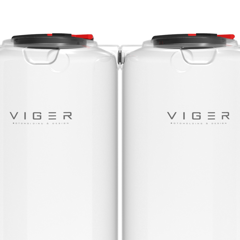 Емкость 1000 л узкая вертикальная Viger белая Київ - зображення 4