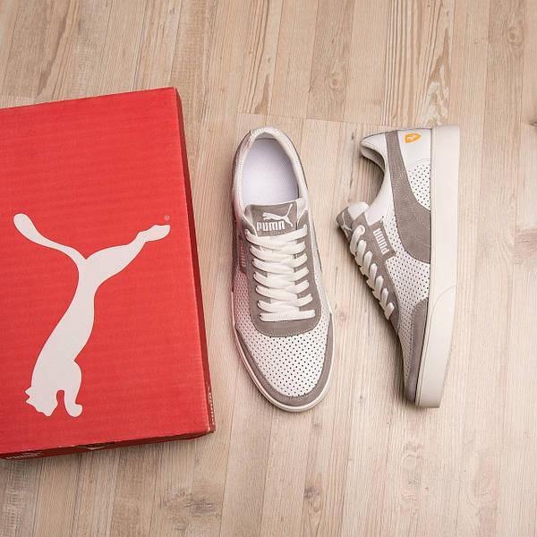 Чоловічі літні шкіряні кеди Pm FERRARI перфорація Київ - зображення 9