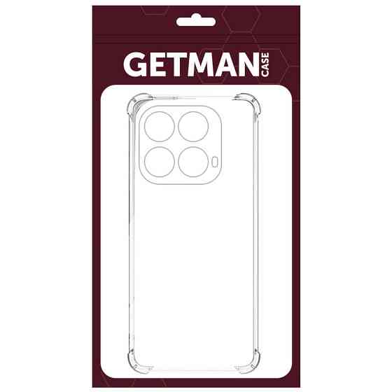 TPU чехол GETMAN Ease logo усиленные углы Full Camera для Infinix Note 40 4G Херсон