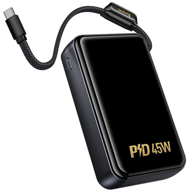 Портативное ЗУ Power Bank Hoco Q54 Shine PD45W with cable 20000 mAh Херсон - зображення 4