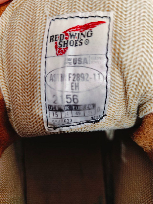 Рідкісні Ботинки Red Wing 2156 Men’s Truwelt Chukka Boot 49р/33 см Раздельная - изображение 7