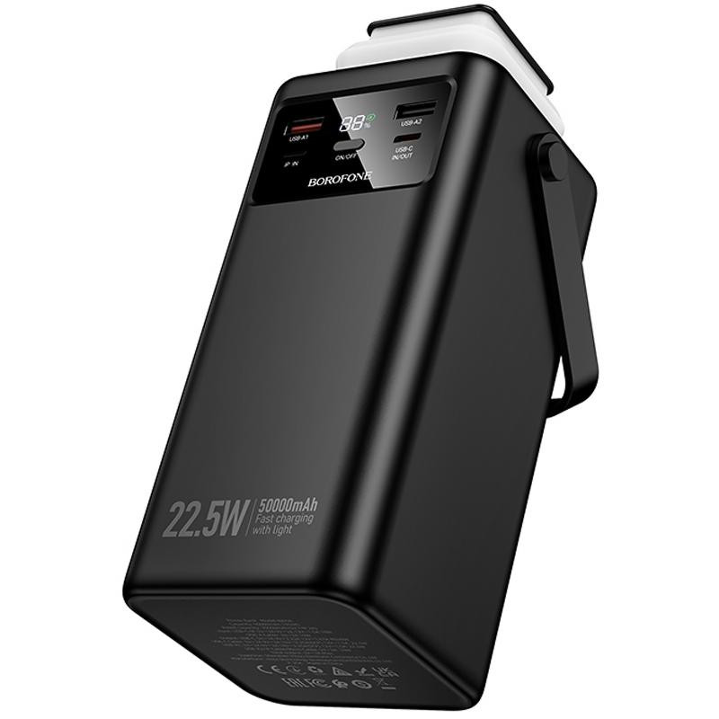 Портативное ЗУ Power Bank Borofone BJ65A High 22.5W+PD20W with cable 50000 mAh Херсон - зображення 6