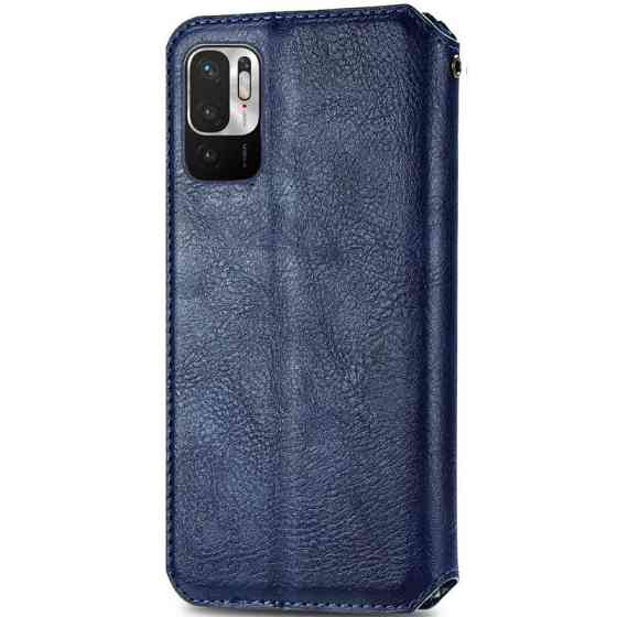 Кожаный чехол-книжка GETMAN Cubic (PU) для Xiaomi Redmi Note 10 5G / Poco M3 Pro Херсон