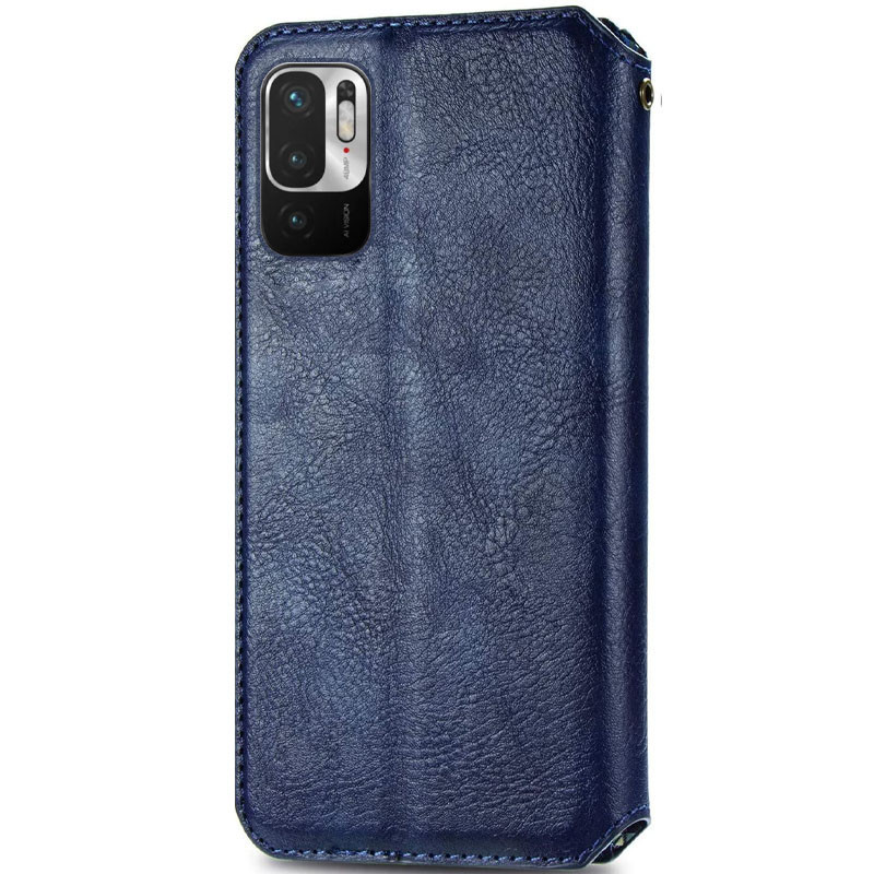 Кожаный чехол-книжка GETMAN Cubic (PU) для Xiaomi Redmi Note 10 5G / Poco M3 Pro Херсон - зображення 4