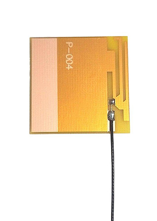 Антенна двухдиапазонная 2400-5800МНz 5dBi 3х3 см, на липучке, IPEX 1, кабель 15 см Дніпро - зображення 1