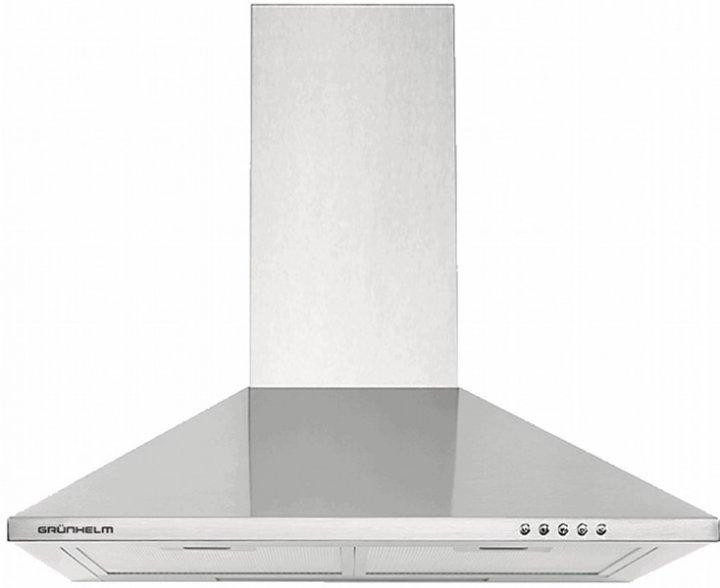 Вытяжка кухонная купольная GRUNHELM GVK 234 I (купольная, 650 м3/ч, нержавеющая сталь) Київ - зображення 3