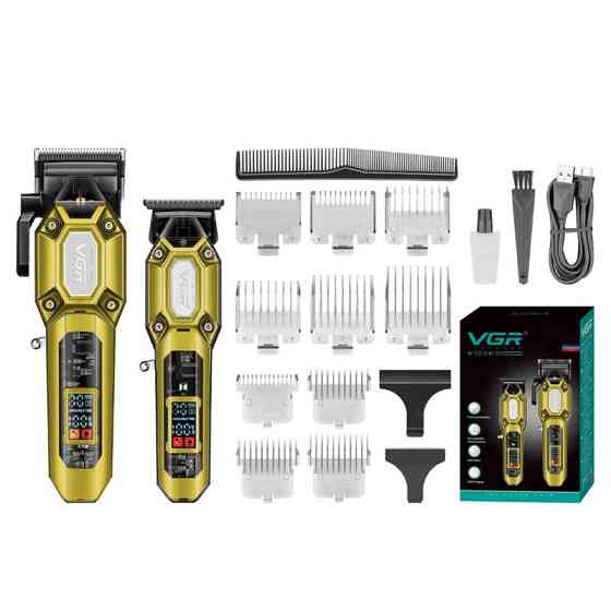 Комплект длят стрижки VGR V-600&900 GOLD золотистый Киев