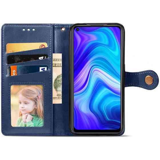 Кожаный чехол-книжка GETMAN Gallant (PU) для Xiaomi Redmi Note 9 / Redmi 10X Херсон