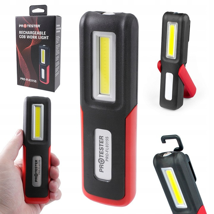 Аккумуляторный светодиодный фонарь 1200 мА·ч с магнитом компактная лампа IP54 PROTESTER PRO-FL0315S Харків - зображення 6