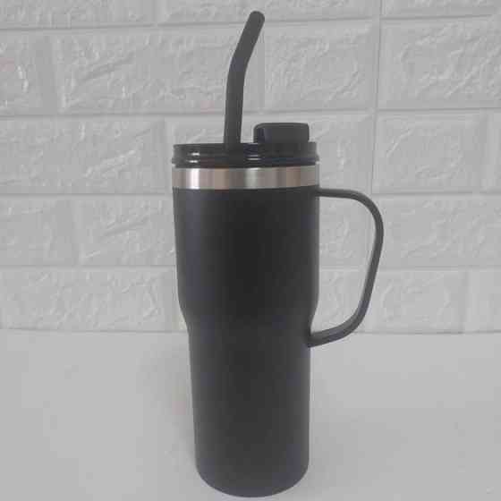 Термокухоль Kamille KM-2160 600 мл чорний Київ