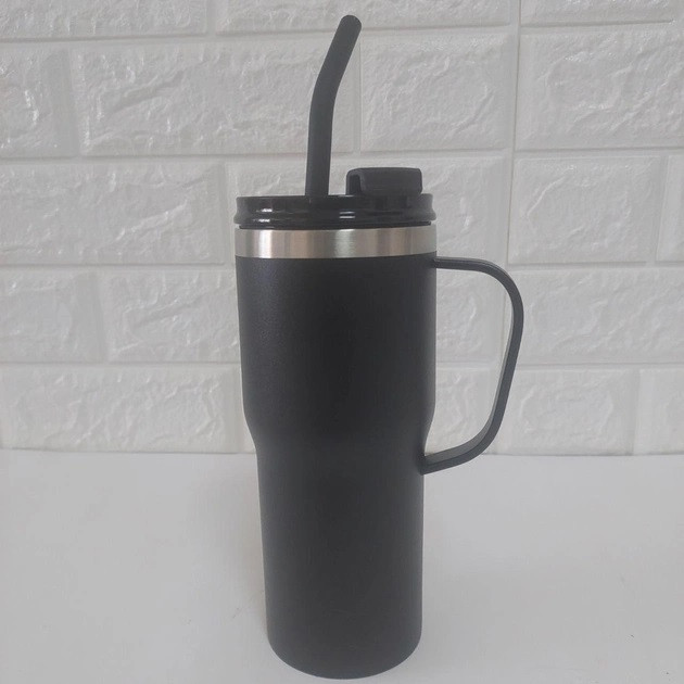 Термокухоль Kamille KM-2160 600 мл чорний Київ - зображення 1