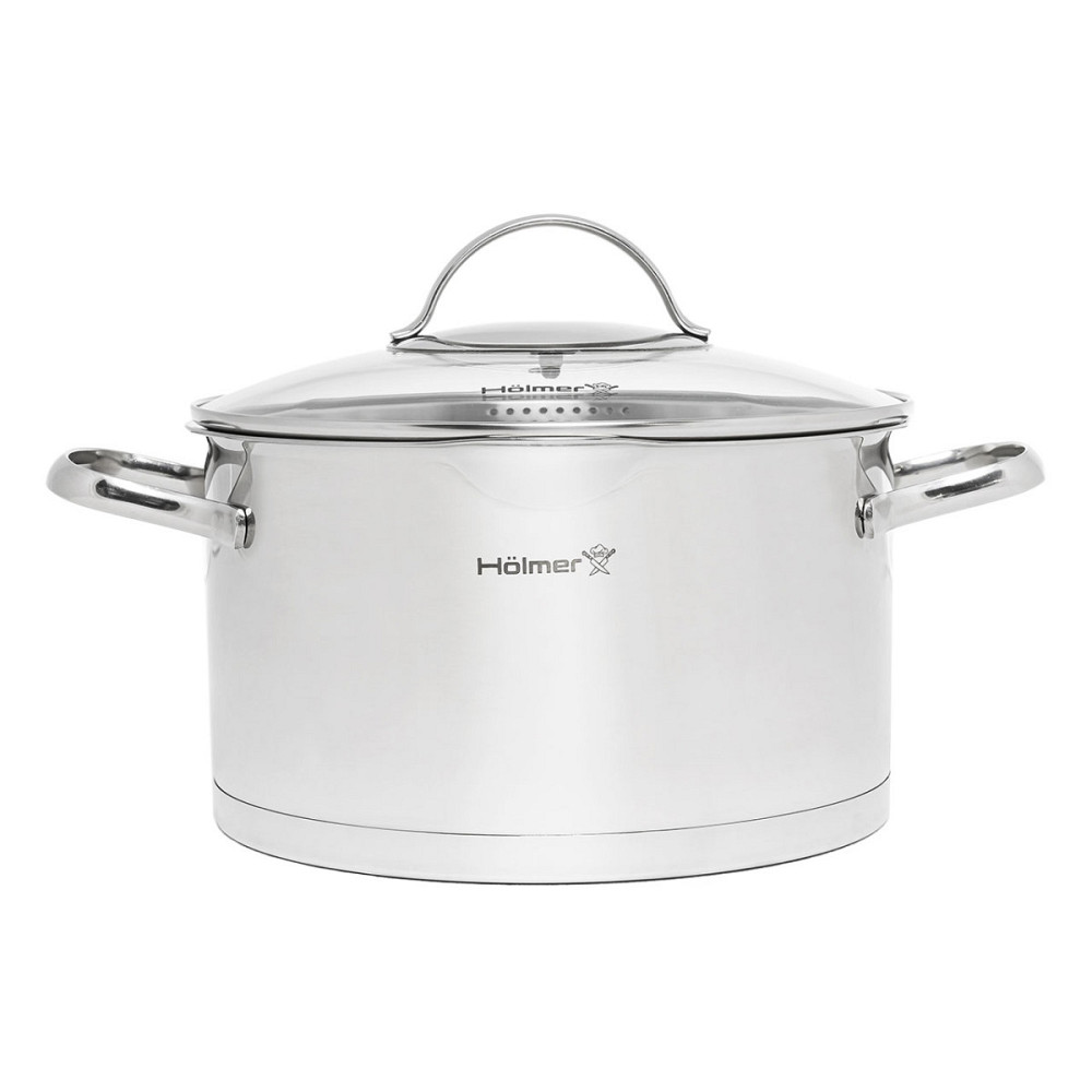 Каструля з кришкою Holmer Aurora CR-17548-SSD 4.8 л Киев - изображение 1