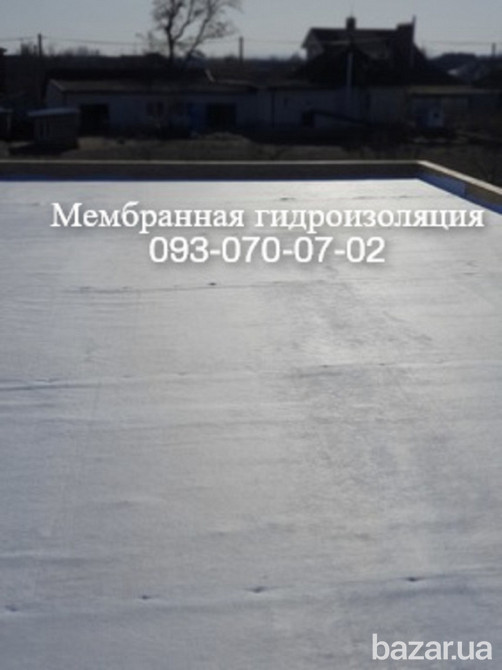 Устройство мембранной кровли в Вольногорске Вільногірськ - зображення 1