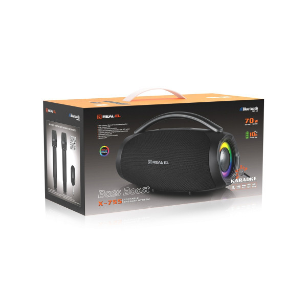 Акустична система REAL-EL X-755 Black (EL121600031) Харків - зображення 2