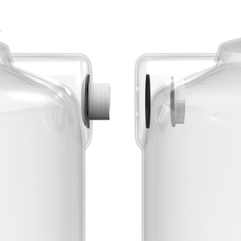 Емкость 1000 л узкая вертикальная Viger белая Київ - зображення 5