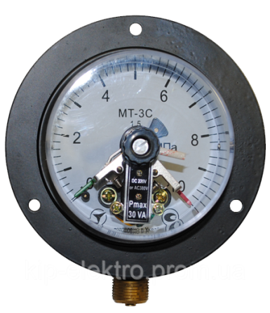 Манометр электроконтактный МТ-3С от 0 до 600 кПа (6 кгс/см2) - аналог ДМ2010СгУ2, ДМ2010-У2, ДМ2010ф Киев