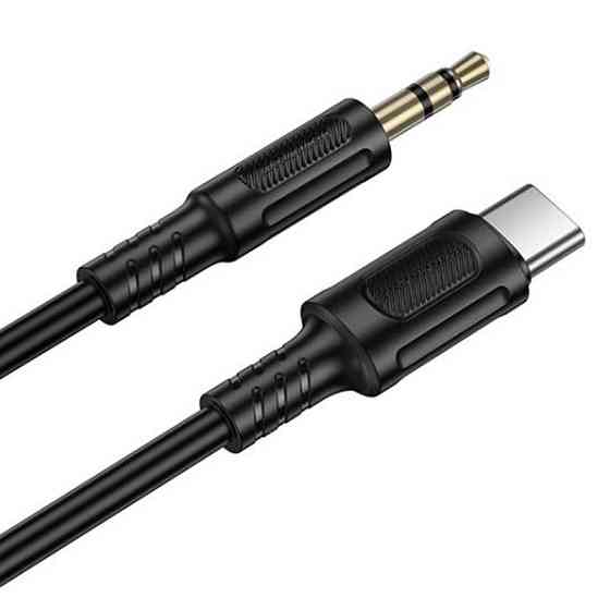 Аудио кабель Aux Borofone BL25B Nice (Type-C to AUX 3.5mm) (1m) Херсон