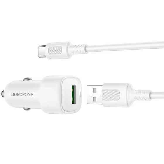АЗУ Borofone BZ34 Cloud QC3.0 (1USB-A) + кабель USB to Type-C Херсон