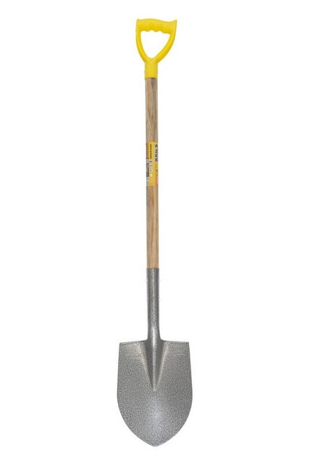 Лопата штыковая MASTERTOOL 205×280×1200 мм молотковая окраска с деревянной ручкой и держателем 14-62 Харьков - изображение 4