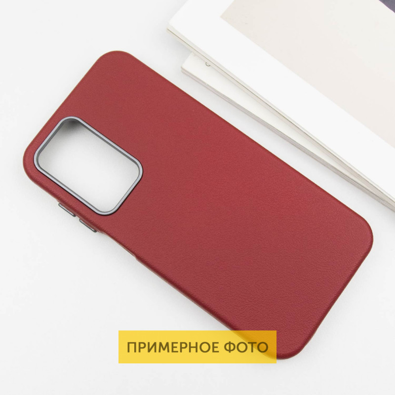 Кожаный чехол Leather Case Metal Buttons для Xiaomi Redmi 13C / Poco C65 Херсон - зображення 3