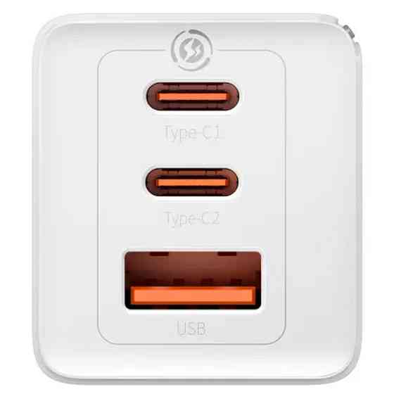 СЗУ Baseus GaN5 Pro PD65W+QC3.0 (1USB-A/2C) (CCGP12020) Херсон