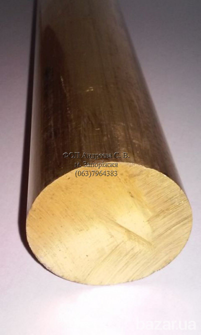 Прутки латунные ЛС59-1 круг и шестигранник, Л63 круг диам. 30 - 160 мм Запоріжжя - зображення 2