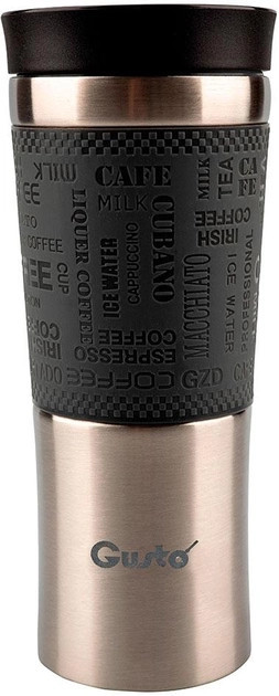 Термокухоль Gusto Гаряча насолода GT-702 480 мл сірий Київ - зображення 1