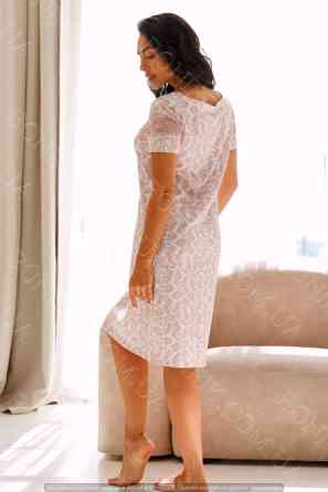 Женская ночнушка с коротким рукавом для отдыха "LILA" (16718) (арт. 1370) Кривий Ріг