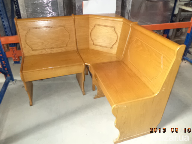 Лавочки мягкие, уголки деревянные Київ - зображення 2