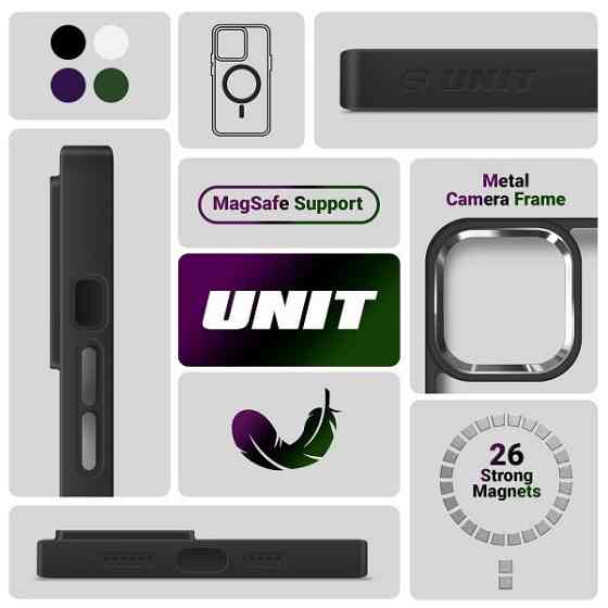 Чохол ArmorStandart Unit MagSafe для Samsung S25 Black (ARM82260) (Код товару:40445) Харків