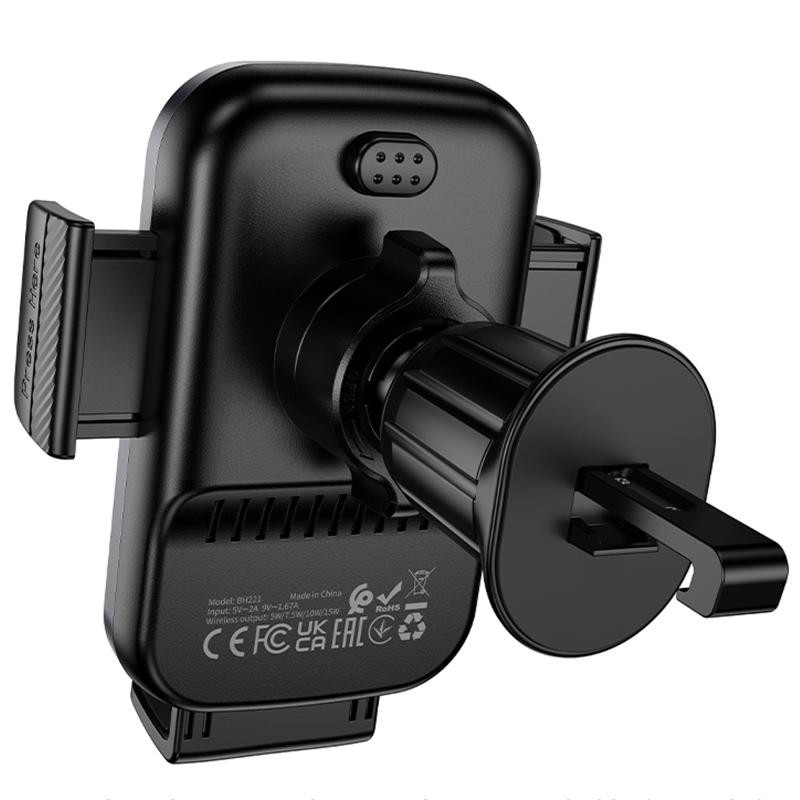 Автодержатель с БЗУ Borofone BH221 Path 15W (air outlet) Херсон - изображение 4