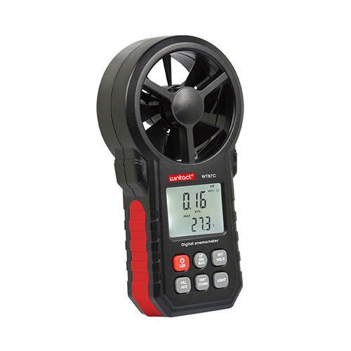 Анемометр цифоровой с функцией измерения объёмного расхода 0,3-30м/с, -10-45°C WINTACT WT87C Харьков - изображение 2