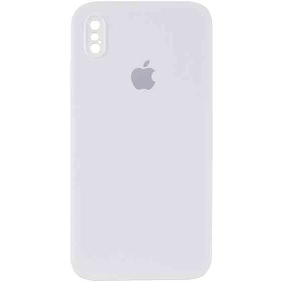 Чехол Silicone Case Square Full Camera Protective (AA) для Apple iPhone X / XS (5.8") Херсон