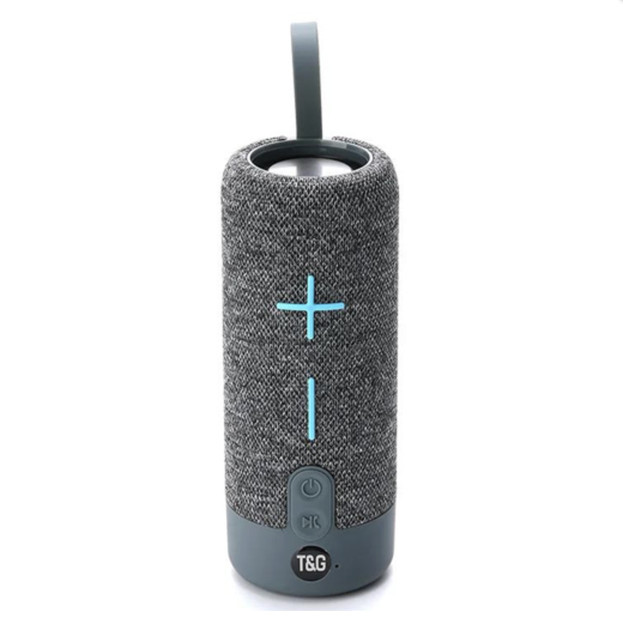Колонка портативная Bluetooth T&G TG619C grey серая Київ - зображення 3