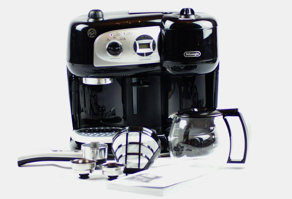 Кофеварка универсальная,кофемашина комбинированная капельная-рожковая DeLonghi Харків - зображення 5